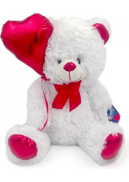 Oyuncak Peluş Ayıcık Balonlu 40 cm - Uyku ve Oyun Arkadaşı Peluş Oyuncak