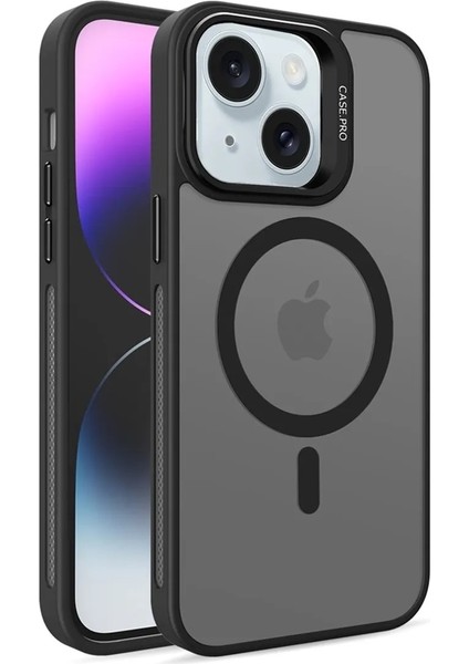 Iphone 11 Uyumlu Lens Hediyeli Kamera Standlı Magsafe Özellikli Arkası Mat Kilif