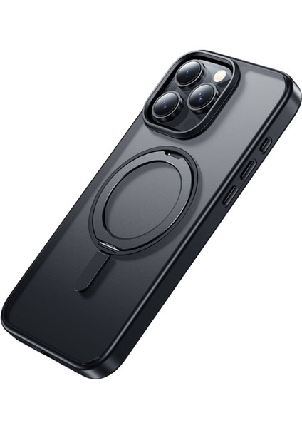 iPhone 16 Pro Max Uyumlu Rotating Magsafe Standlı Kapak