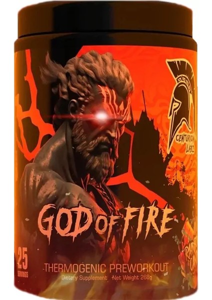 God Of Fire Thermo Ripped Pump Preworkout - Daa + Huperzine fiyatları