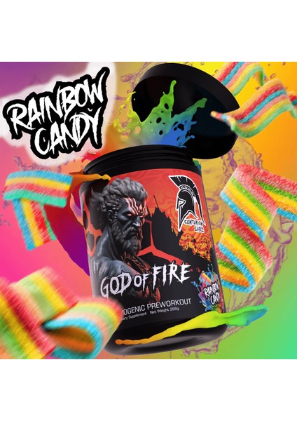 God Of Fire Thermo Ripped Pump Preworkout - Daa + Huperzine fırsatları