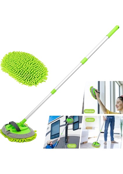 Araç Yıkama Mop Seti Ergonomik Tasarım Yedek Mikrofiber Bezli Mop Seti fiyatları
