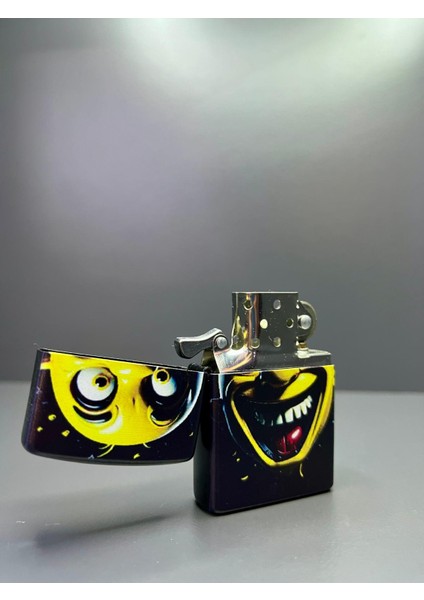 Zippo Model Lazer Baskı Benzinli Metal Çakmak fiyatları