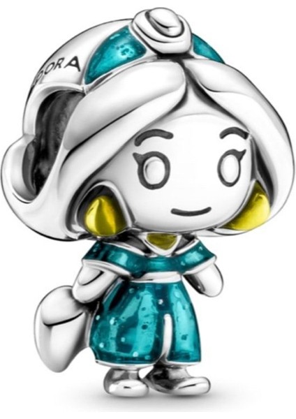 Disney Aladdin Jasmine Charm 925 Ayar