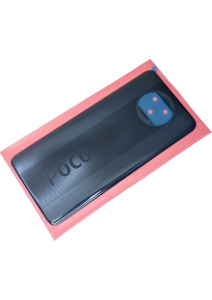 Xiaomi Poco X3 / Poco X3 Nfc Arka Kapak Batarya Pil Kapağı + Pil (Cam) Siyah fiyatları
