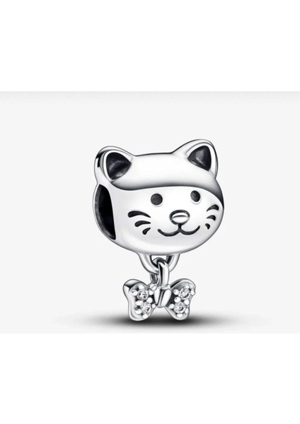 Kedi ve Fiyonk Charm