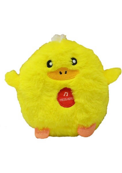 Sevimli Sesli Mini Ördek Peluş Sarı 10 cm - Uyku ve Oyun Arkadaşı Peluş Oyuncak