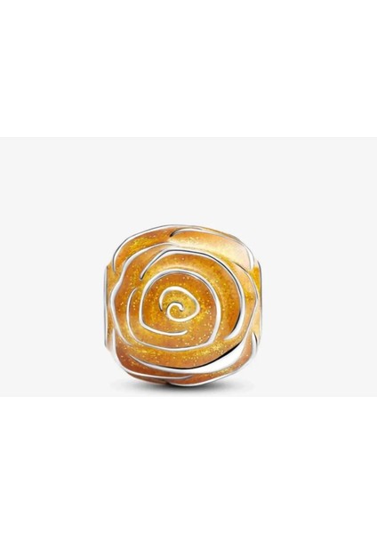 Açan Sarı Gül Charm