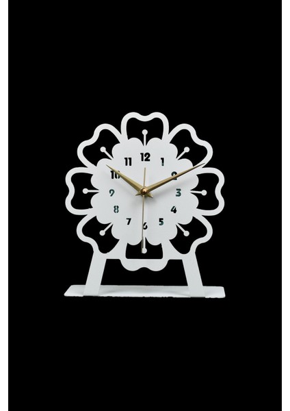 Şık Metal Masa Saati, Sessiz Mekanizma, Beyaz Renk, Modern Tasarım fiyatları
