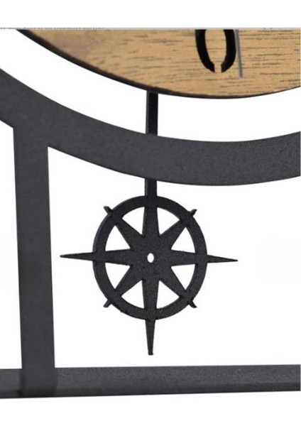 22x27 cm metal sarkaçlı dekoratif masa saati, şık ve fonksiyonel zaman göstergesi modelleri