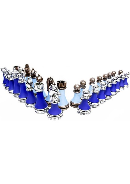 Satranç Taşı Zamak Polyester Parlement Turkuaz modelleri