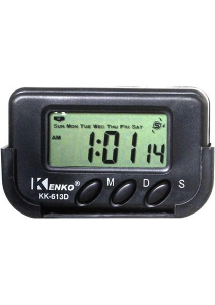 Tekno Trust Kenko KK-613D Dijital Küçük Masa-Araba Saati-Alarm-Kronometre