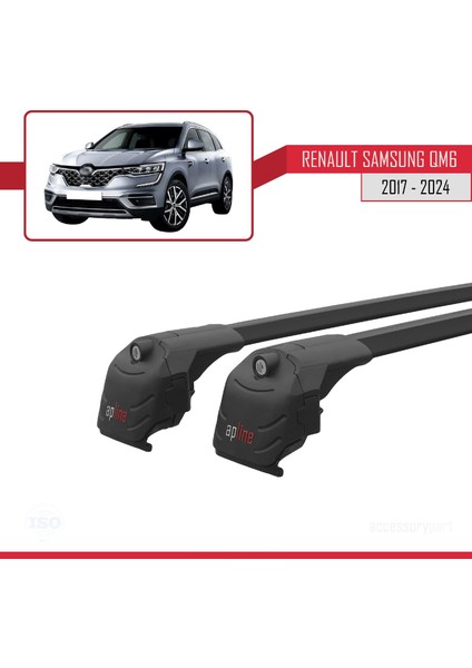 Renault Samsung Qm6 2017 ve Sonrası ile Uyumlu Ace-2 Ara Atkı Tavan Barı Siyah fırsatları