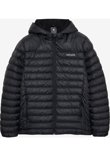 M Outerwear Polar Lining Padded Jacket Erkek Siyah Mont S242095-001