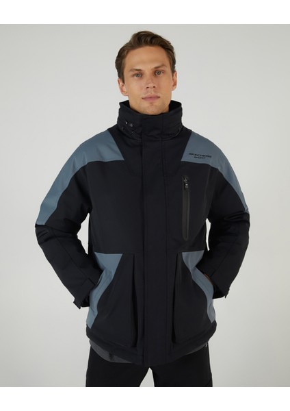 M Outerwear Padded Jacket Erkek Siyah Mont S242035-001