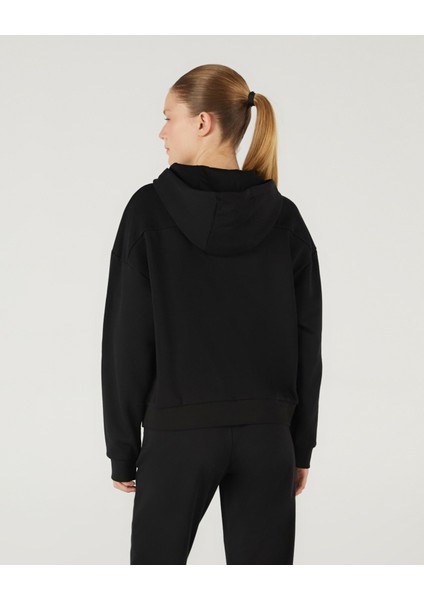 W Essential Full Zip Hoodie Sweatshirt Kadın Siyah Sweatshirt S242117-001 fiyatları