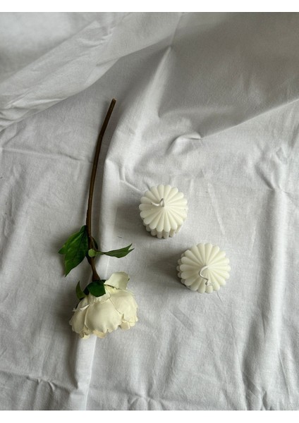 Blok Model Kokulu Soya Wax Mum 2'li Set