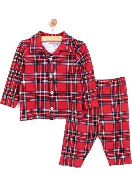 Gömlek Yaka Pijama Takımı Erkek Bebek