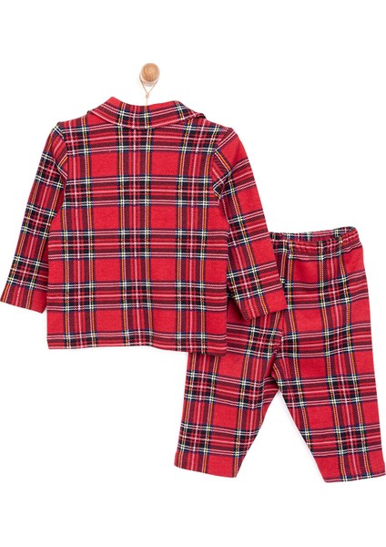 Gömlek Yaka Pijama Takımı Erkek Bebek