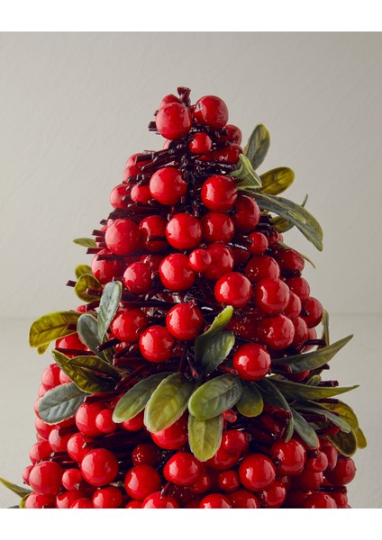 English Home Christmas Tree Dekoratif Obje 35 cm Kırmızı - Yeşil