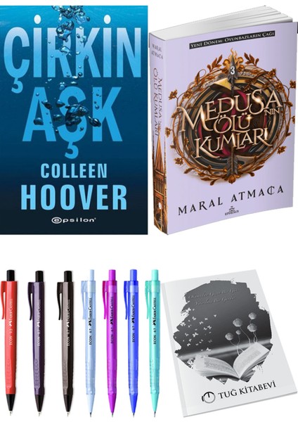 Medusanın Ölü Kumları 3 ve Epsilon Yayınevi Çirkin Aşk Colleen Hoover 2li Set