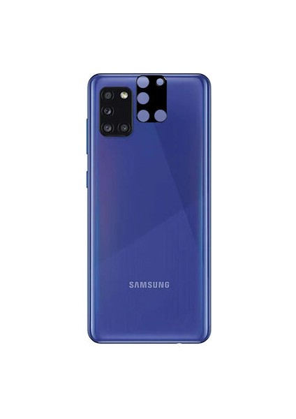 Samsung Galaxy A31 Uyumlu Kamerayı Tam Kaplayan 3D Kamera Koruyucu Cam