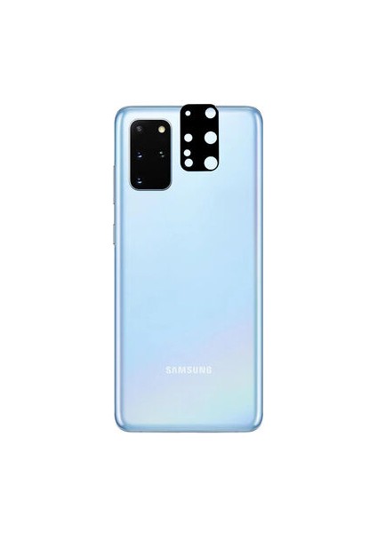 Samsung Galaxy S20 Plus Uyumlu Kamerayı Tam Kaplayan 3D Kamera Koruyucu Cam
