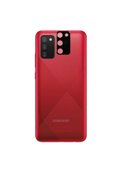Samsung Galaxy A02S Uyumlu Kamerayı Tam Kaplayan 3D Kamera Koruyucu Cam
