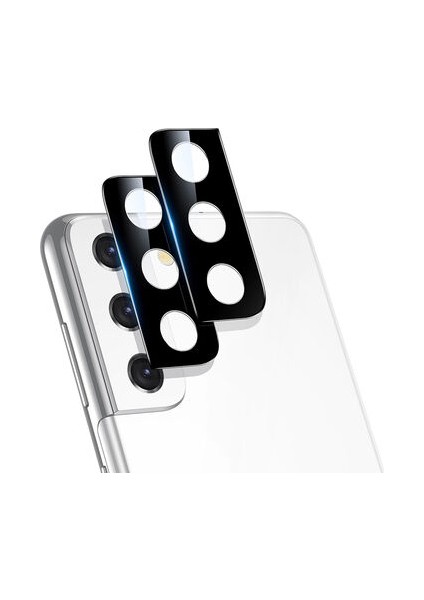 Samsung Galaxy S21 Fe Uyumlu Kamerayı Tam Kaplayan 3D Kamera Koruyucu Cam