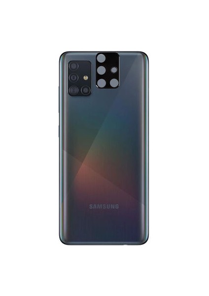 Samsung Galaxy A51 Uyumlu Kamerayı Tam Kaplayan 3D Kamera Koruyucu Cam