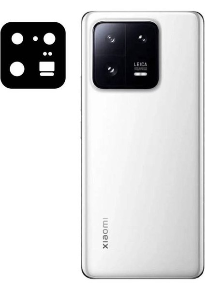 Xiaomi Mi 13 Pro Uyumlu Kamerayı Tam Kaplayan 3D Kamera Koruyucu Cam