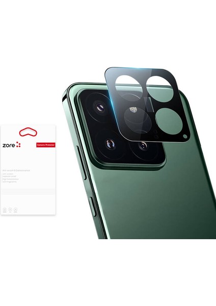 Xiaomi Mi 14 Uyumlu Kamerayı Tam Kaplayan 3d Kamera Koruyucu Cam