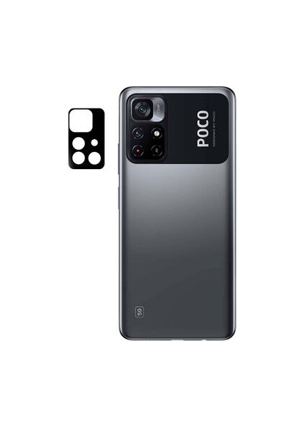Poco M4 Pro 5g Uyumlu Kamerayı Tam Kaplayan 3D Kamera Koruyucu Cam