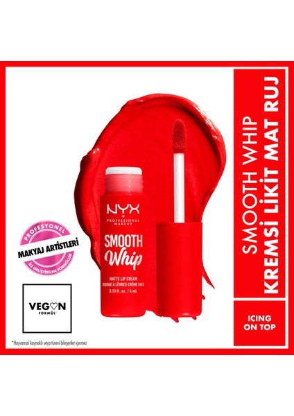 Smooth Whip Kremsi Likit Mat Ruj - Icing On Top