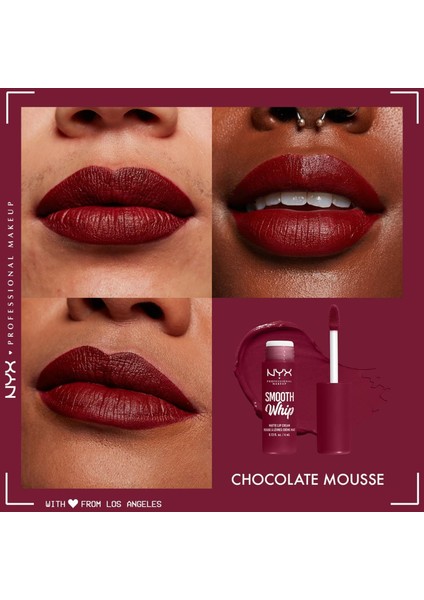 Smooth Whip Kremsi Likit Mat Ruj - Chocolate Mousse