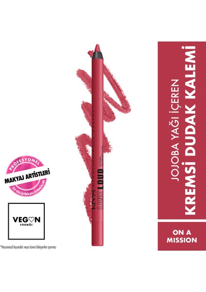 Nyx Professional Makeup Line Loud Dudak Kalemi - 12 On A Mission