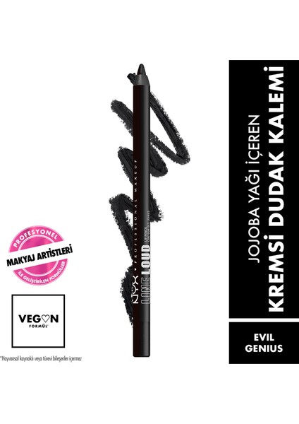 Nyx Professional Makeup Line Loud Dudak Kalemi - 18 Evil Genius