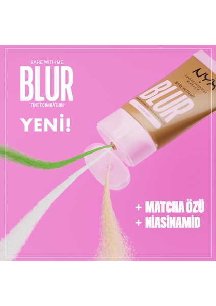 Blur Tint Ciltte Filtre Etkili Fondöten - 18 Nutmeg