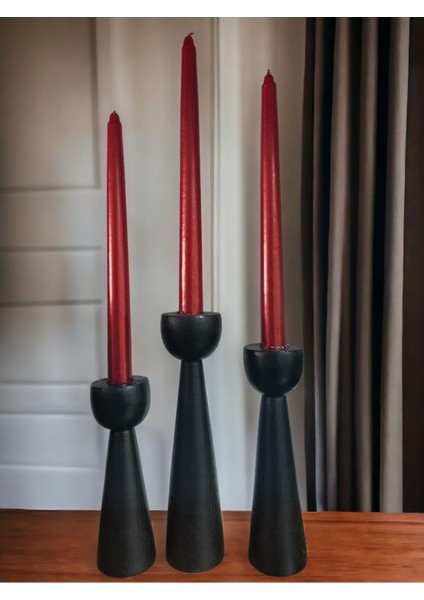 Beyaz Şamdan Mumu 3'lü Boy: 25CM Çapı: 22 mm 3301000000806 modelleri