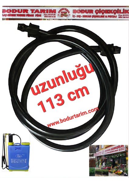 16 Lt Lik Akülü & Manuel Ilaçlama Pompasının Hortumu Bütün Marka ve Modellere Uyumludur