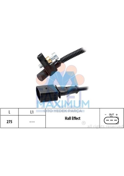 9.0448 03C957147 Hız Sensoru A3 Octavıa Golf V Passat Touran 1.6fsı 05