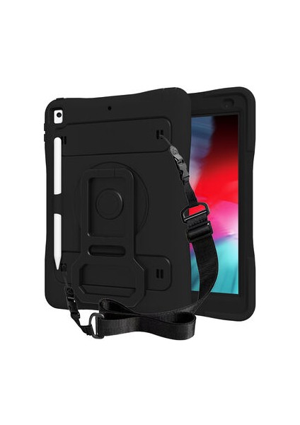 Apple iPad 10.2 (8.nesil) Yeni Nesil Kalem Bölmeli Defender Tablet Silikon Kılıf