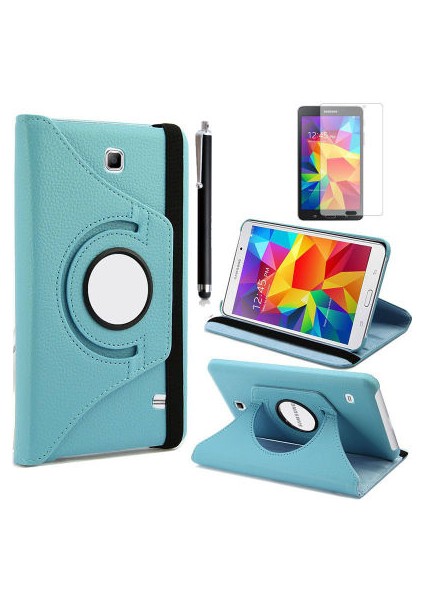 Galaxy Tab 4 7.0 T230 360 Derece Dönebilen Standlı Tablet Kılıfı