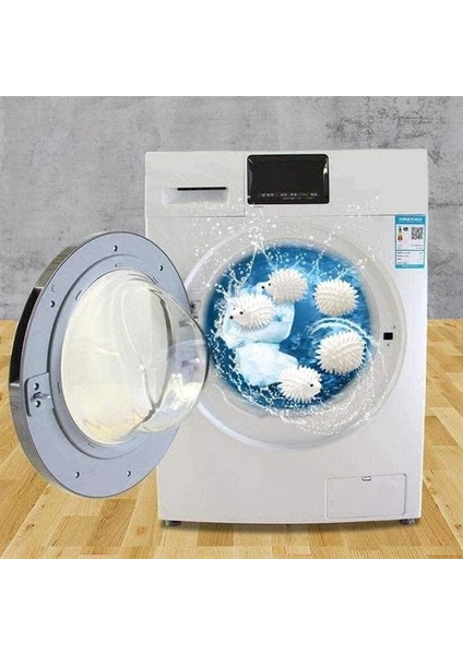 2&apos;li Kirpi Model Tüy Toplayıcı Kırışık Önleyici Çamaşır Kurutma Topu (4738)