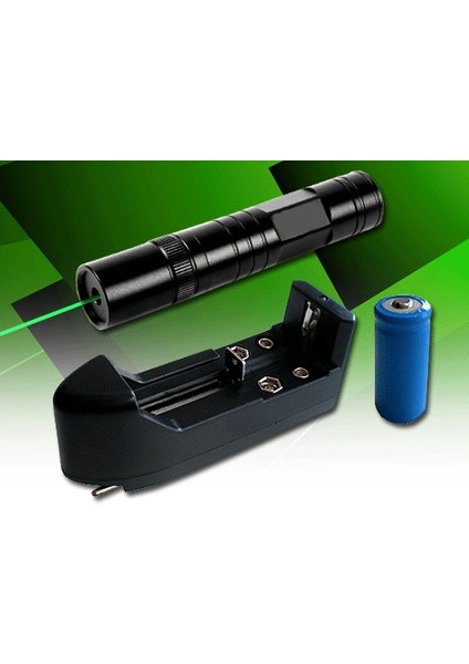 Yeşil Şarjlı Lazer Pointer 1000MW (Yakıcı) (4738)