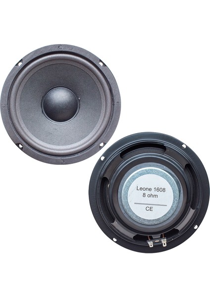 Leone 1608 16 cm 8 Ohm Tweetersız Tekli Hoparlör (Bass Hoparlör) (4738)