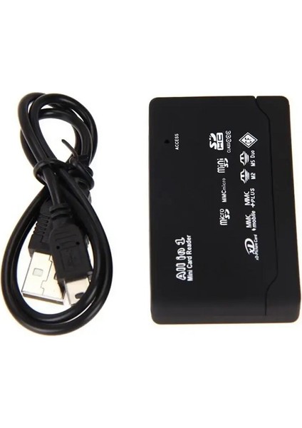 Tüm Memory Kart Okuyucu USB Harici Minim2 Mmc Xd Cf Desteği USB V2.0 Tam Hız