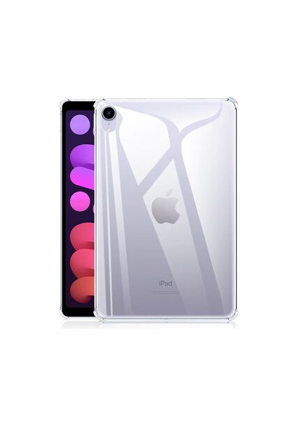iPad Mini 2021 (6.Nesil) Kılıf Şeffaf Tablet Nitro Anti Shock Silikon Kapak