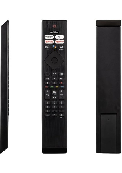 Kl Ses Komutsuz Phılıps Ph-V4 Netflıx-Rakuten Tv-Prıme Vıdeo Tuşlu LCD LED Tv Kumanda