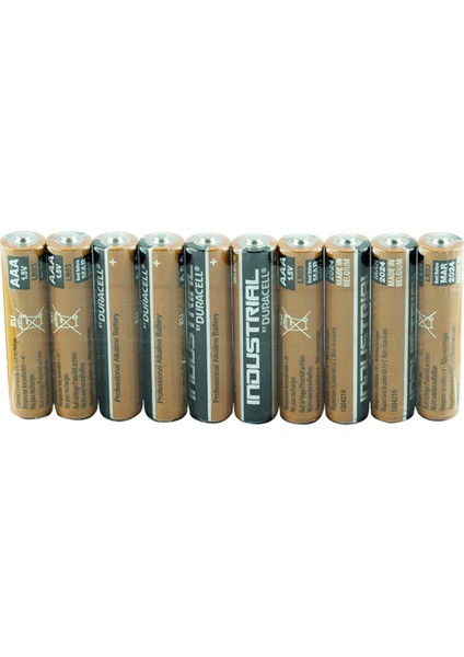 Procell Endüstriyel Alkalin Lr3 Aaa Ince Kalem Pil 10LU Paket Fiyat (Duracell) (4738)